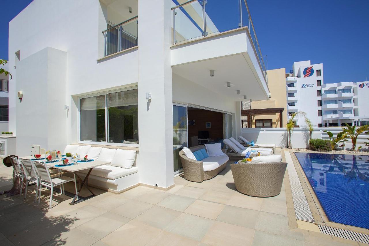 Central Protaras Seaview Villa Zinnia Dış mekan fotoğraf